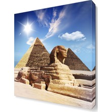 Dekor Sevgisi Piramitler2 Canvas Tablo  45x30 cm