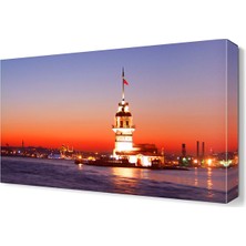 Dekor Sevgisi Kız Kulesi Canvas Tablo  45x30 cm