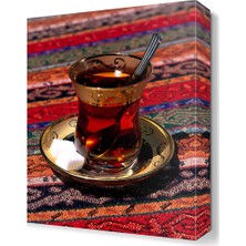 Dekor Sevgisi Çay Canvas Tablo  45x30 cm