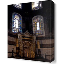 Dekor Sevgisi Sultanahmet Cami İçi Canvas Tablo  45x30 cm