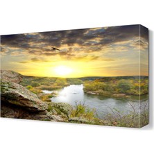 Dekor Sevgisi Güneşin Doğuşu Canvas Tablo  45x30 cm