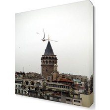Dekor Sevgisi Galata Kulesi Canvas Tablo  45x30 cm