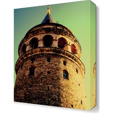 Dekor Sevgisi Tarihi Galata Kulesi Canvas Tablo  45x30 cm