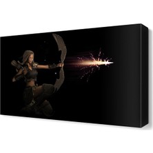 Dekor Sevgisi Atış Sporu Canvas Tablo  45x30 cm