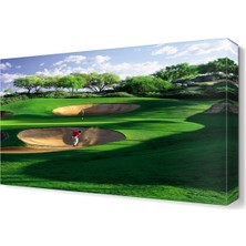 Dekor Sevgisi Golf Sahası Canvas Tablo  45x30 cm