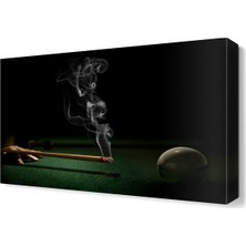 Dekor Sevgisi Bilardo Canvas Tablo  45x30 cm