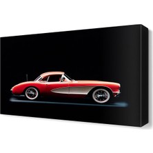 Dekor Sevgisi Chevrolet Corvette Canvas Tablo  45x30 cm