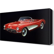 Dekor Sevgisi Chevrolet Corvette2 Canvas Tablo  45x30 cm