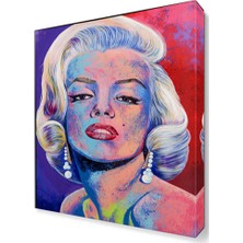 Dekor Sevgisi Marilyn Monroe2 Pop Art Canvas Tablo  30x30 cm