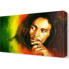 Dekor Sevgisi Bob Marley Canvas Tablo  45x30 cm