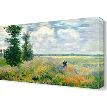 Dekor Sevgisi Tarladaki Kadın Canvas Tablo  45x30 cm