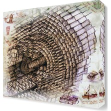 Dekor Sevgisi Davinci3 Canvas Tablo  60x60 cm