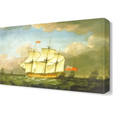 Dekor Sevgisi Savaş Gemisi Canvas Tablo   45x30 cm