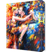 Dekor Sevgisi Aşkın Dansı Canvas Tablo  45x30 cm