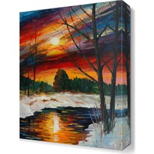 Dekor Sevgisi Kış2 Canvas Tablo  45x30 cm