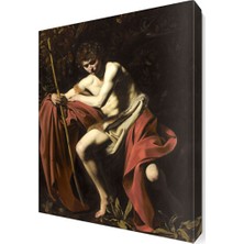 Dekor Sevgisi Kırmızılı Adam Canvas Tablo  45x30 cm
