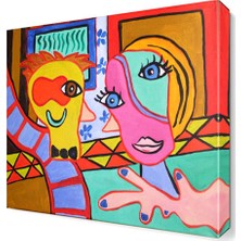 Dekor Sevgisi Aşk Canvas Tablo  30x30 cm