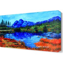 Dekor Sevgisi Shuksan Dağları Canvas Tablo  45x30 cm