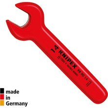 Knipex 980016 Vde İzoleli Tek Ağız Anahtar 16 mm
