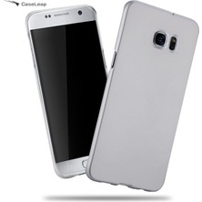 Case Leap Samsung Galaxy S7 Edge Rubber Kılıf Silver