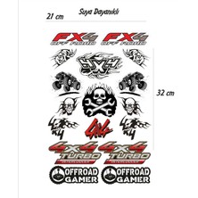 StickerMarket Offroad Sticker Seti