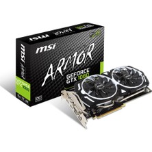 MSI NVIDIA GeForce GTX 1060 ARMOR 6G OCV1 6GB 192 bit GDDR5 DX(12) PCI-E 3.0 Ekran Kartı (GTX 1060 ARMOR 6G OCV1)