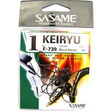 Sasame F-739 Keiryu Olta İğnesi No:12 Siyah Nikel
