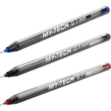 Pensan Tükenmez Kalem My-Tech 0.7 Kırmızı 2240