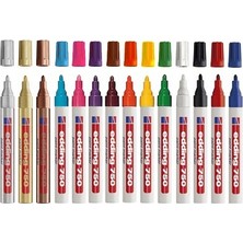 Edding Boya Dekor Markörü Kırmızı E-750 1 Adet Kalıcı İşaretleme İçin Uygun