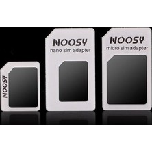 Pratik Noosy Nano Ve Micro Sim Kart Adaptörü