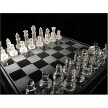 Original Boutique Glass Chess Cam Satranç Takımı (19.5 X 19.5 Cm)