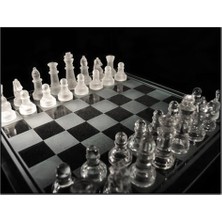 Original Boutique Glass Chess Cam Satranç Takımı (24.50 X 24.5 Cm)