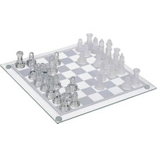 Original Boutique Glass Chess Cam Satranç Takımı (24.50 X 24.5 Cm)