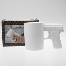 Pratik Silah Kupa - Gun Mug (Beyaz)