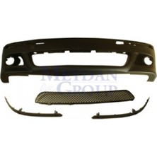 BMW 5 SERI- E39- 01/03 ÖN TAMPON SİYAH BAND VE PANJUR İLE BİRLİKTE KOMPLE SİS DELİKLİ (M5 TİPİ)