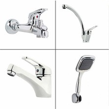 ARÇE Banyo + Evye + Lavabo Bataryası + Duş Takımı