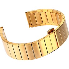 Ally Samsung Gear S2 Kayış Paslanmaz Çelik Kelebek