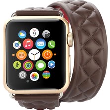Ally Apple Watch Uyumlu 42Mm Çift Tur Deri Kayış