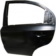 CHEVROLET AVEO- SD- 07/12 ARKA KAPI KOMPLE L (ÇELİK BARLI) SİYAH