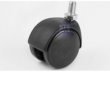 Gürçay Mobilya Tekeri Plastik H65mm Vidalı 8mm (4 Adet)