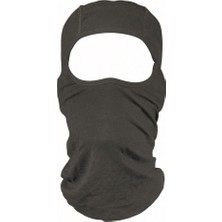 Reusch Balaclava Yüz Maskesi Düz Siyah Kumaş Outdoor Kullanım İçin Unisex