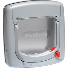 Petsafe Deluxe Manuel 4 Yönlü Kilitli Kapı Gri