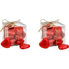 Bolçi Küp Mini Kalp Kutu 100 gr X 6 Adet