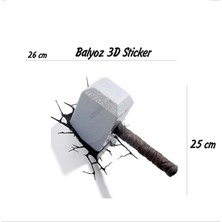 StickerMarket balyoz Sticker (Transparan Baskı)