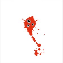 StickerMarket kanlı Mermi Delikleri Sticker Seti