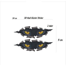 StickerMarket kedi Gözleri Çıkartma Sticker Seti