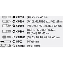 Ceta Form Cb/St32 32 Parça Bits Tornavida Takımı