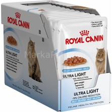 Royal Canin Ultra Light 85 Gr Yetişkin Kedi Maması 12 Li
