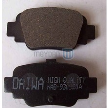 Nissan MICRA- K11- 98/02 ARKA FREN BALATASI (DİSK) (89X43,8X15) (DAIWA)