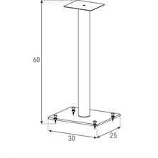 Sonorous SP 100 Hoparlör Ayakları Beyaz